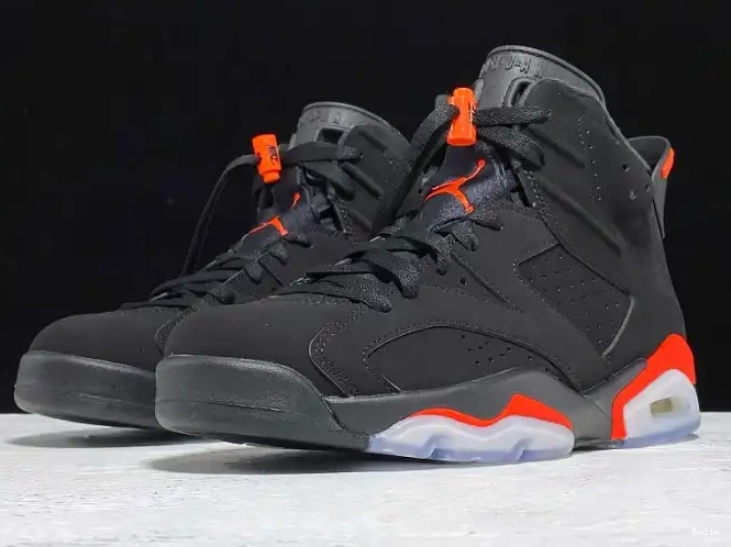 Bmlin Retro OG Infrared Jordan Air Black 384664-060 6 0503